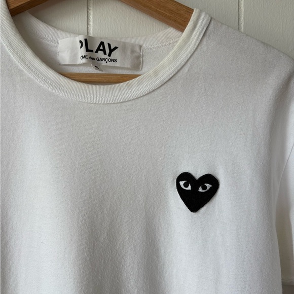 Comme Des Garçons Play heart-patch T-shirt | Size Small - Picture 4 of 9